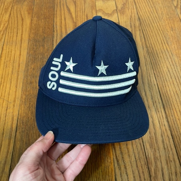 The classics Soul flag Adjustable baseball hat blue unisex - Picture 2 of 6